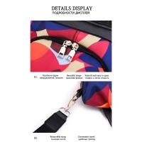 Mochila Multifuncional Antirrobo de Gran Capacidad Estilo Floral Correa de Hombro Arcuada - details 24