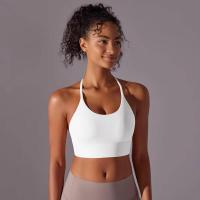 Top de mujer, cuello de chaleco Hai Yuga, decoración triul, deportes con espalda bonita, Top corto a prueba de golpes para - details 4