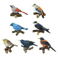 Decorative Rustic Resin Wall Coat Hook Birds On A Branch Hanger for Clothes