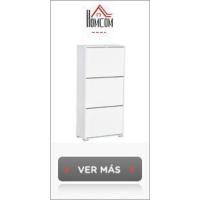 Organizador de Zapatos de Estilo Negro Zapatero Estrecho de 2 Puertas con Estantes Ajustables para 12 Pares de Zapatos Tamaño 83x30x90 cm Muebles y Organización - details 9