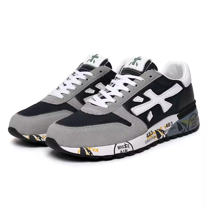 Zapatos De Correr Casual Para Hombre PREMIATA En Gris Moda Transpirables Y Modernos Zapatos Deportivos Para Hombre - 1