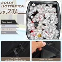 Bolsa Térmica Exterior para 2 Personas Columpio de Jardín con Toldo Ajustable y Cojines Extraíbles - details 3