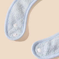 4 Uds./3 uds. Baberos para alimentar a bebés y niños, toalla impermeable de Color sólido, pañuelos para niños, paños para eructar - details 5