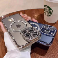 Funda transparente de diamante cristalino para iPhone 16,Compatible con MagSafe - details 10