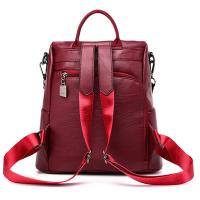 Mochila De Piel antirobo para Mujer, vintage Bolso de Hombre, mochila Viaje Alta capacidad, - details 13