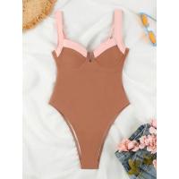 Traje de baño de una pieza, Bikini para mujer, nuevo estilo, traje de baño empalmado, diseño integrado, traje de baño cómodo y elegante - details 14