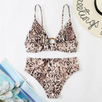 Bikinis Push Up para mujer, traje de baño de cintura alta, conjunto de dos piezas, traje de baño para playa - details 8
