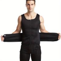Moldeadores de cuerpo para hombres, cinturón de control de barriga para adelgazar, quema de grasa, pérdida de peso, chaleco - details 7