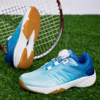 Zapatos de bádminton profesionales ligeros, transpirables, antideslizantes, amortiguadores, rojos, profesionales, zapatos de tenis. - details 13