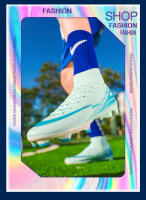 Botas de fútbol para hombre de caña alta con tacos largos y TF |   Zapatillas Profesionales para Entrenamiento - Tallas 35-45 - details 13