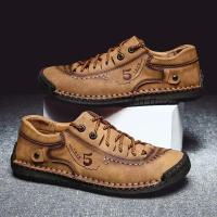 Zapatos informales de cuero hechos a mano para hombre, mocasines de invierno con piel, zapatos cómodos para caminar, zapatos planos para hombre, gran oferta - details 17