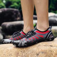 Zapatos tácticos de senderismo de malla transpirable para hombres y mujeres, antideslizantes, duraderos, trekking, escalada, aguas arriba, vadear, zapatillas de agua - details 4