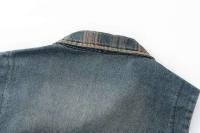 Chaleco Denim Retro para Mujer Chaleco Ajustado sin Mangas, Botón Único, Moda Casual de Primavera y Otoño, Novedad 2024 - details 17