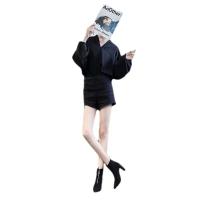 Zapatos cortos puntiagudos para actrices, calcetines elegantes de tacón medio, mujeres negras, botines cómodos para mujer - details 4