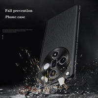 Funda protectora para teléfono OPPO X7 Ultra, protector de lente de metal de lujo, cuero, prevención de caídas - details 4