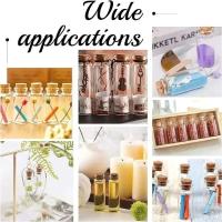 Botellas de vidrio transparente para manualidades, botella vacía con mensaje con corcho para cumpleaños, boda, fiesta, regalo, venta al por mayor - details 5