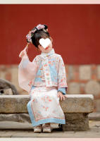 Estilo Hanfu para Niñas Conjunto de Ropa Gege de la Dinastía Qing Traje de Palacio de Concubina Inmortal Súper - details 9