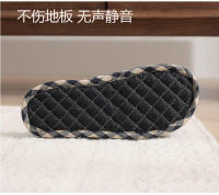Zapatillas antideslizantes para parejas, hogar, cuatro estaciones, granulado, otoño e invierno, interior, suela de tela de fondo suave, suelo de madera silencioso - details 8
