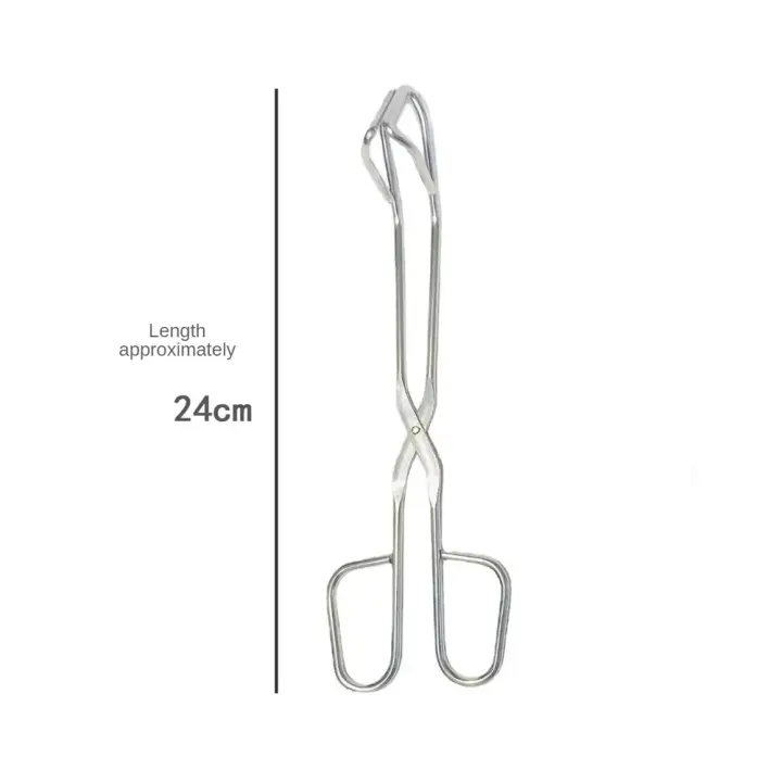 Diseño de abrazaderas de cocina de acero inoxidable, orificio para pan, resistente a la temperatura, fácil de limpiar - 1