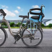 Asiento trasero de bicicleta para niños, accesorio de bicicleta, adecuado con cojín de asiento para niños - details 1