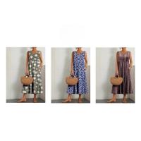 Bolso Sin Mangas para mujer, Vestido Suelto Estampado, Nuevo Estilo Europeo Y Americano, Moda De Temperamento, Verano - details 1