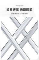 Silla de exterior con respaldo, silla plegable portátil para acampar, barbacoa, banco de pesca ultraligero, muebles de exterior - details 15