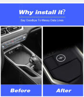 Cargador inalámbrico para coche Haval H5, alfombrilla antideslizante, adaptador de placa de carga rápida para teléfono celular, accesorios de modificación Interior 2023 - details 2