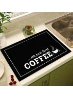 Almohadilla de drenaje de barro de diatomeas para máquina de café, estera de drenaje de goma suave, antideslizante, súper resistente al desgaste, mantel individual para lavar platos, 1 ud. - details 8