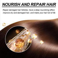 El aceite esencial de cuidado hidrata la raíz, repara el encrespamiento, los nudos, la suavidad, la dureza y el cabello grueso. - details 5