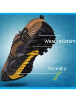 Zapatos de senderismo de malla para hombre, zapatillas deportivas transpirables de secado rápido, de goma resistente al desgaste, para deportes acuáticos, suaves y con buen agarre. - details 3
