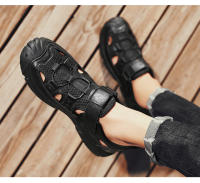 Nuevo desgaste exterior hueco casual bolsa cabeza zapatos de vadear de los hombres zapatillas deportivas - details 11