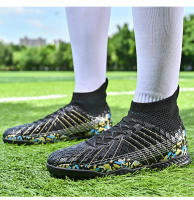Botas de fútbol para hombre, botines de fútbol TF/FG, zapatos de entrenamiento resistentes al desgaste para niños, zapatillas antideslizantes para exteriores, talla 34-45 - details 29