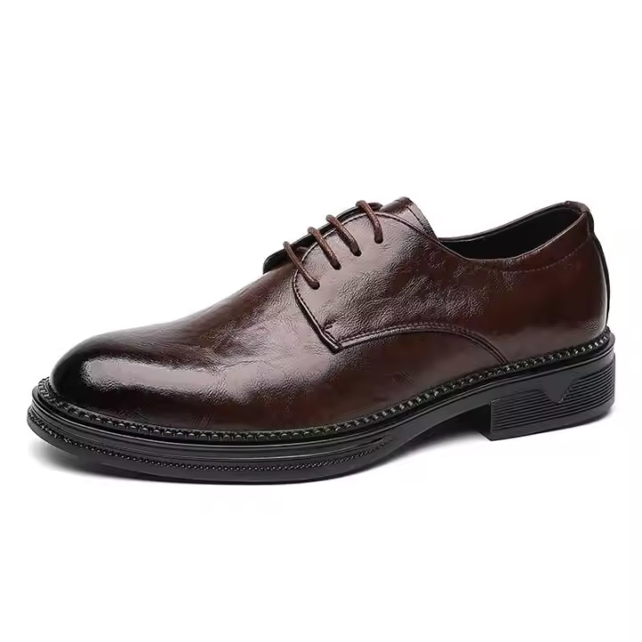 Vestido informal de cuero de fibra ultrafina para hombre, de alta calidad, sh & Oxford, suave y cómodo, estilo de oficina de negocios, formal juvenil - 1