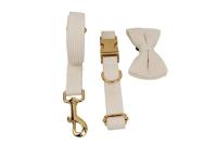Juego de correas de arnés de caña blanca Bolsa para excrementos de perro, Parita, collar XS-XL para cachorros, gatos y gatitos - details 3