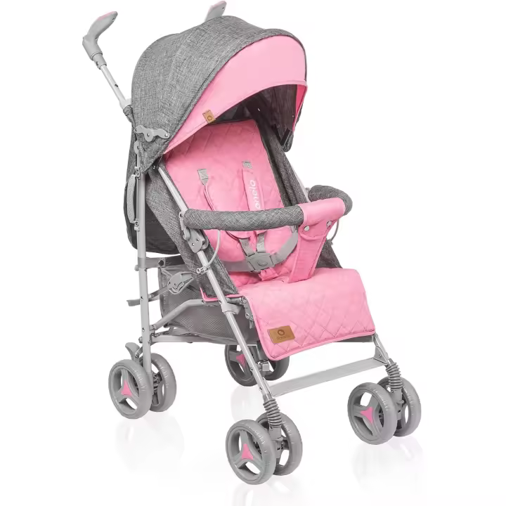 Cochecito de Bebé Ligero y Moderno Plegable, Reclinable, Ruedas de 6 Pulgadas, Cesta Grande, Bolsa, Mosquitera - 1