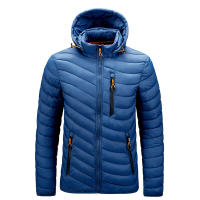 Chaqueta impermeable para hombre, parka gruesa con capucha, informal, ajustada, a la moda, novedad de otoño, invierno, 2023 - details 1