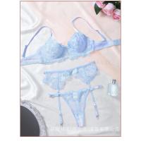 HERA Fashion Nuevo conjunto de sujetador de lencería sexy dulce rosa bordado - details 18