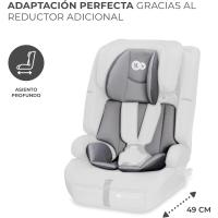 Silla de Coche para Niños Amplia, Suave, Arnés de 5 Puntos, Ajuste de Cabeza, Reductor Modular, Negro - details 17