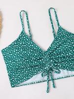 Conjunto de Bikinis de cintura alta para mujer, bañadores trenzados, traje de baño para mujer, microbikinis de realce, ropa de playa a la moda 2023 - details 10