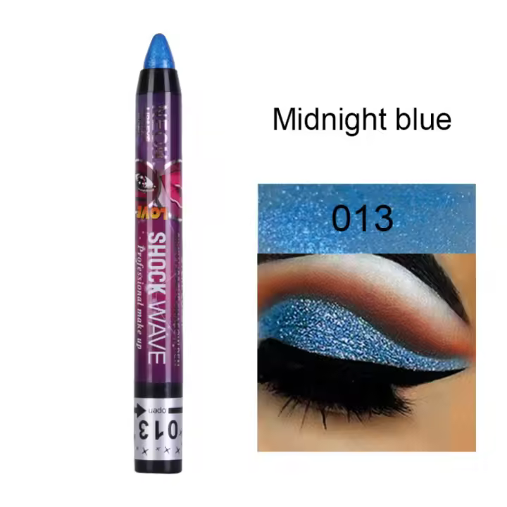 Lápiz de sombra de ojos de 36 colores, 2 en 1 lápiz de labios, no se emborrona fácilmente - 1