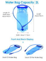 Mochila de Ciclismo Portátil Impermeable 10L WEST BIKING Bolsa Deportiva al Aire Libre para Escalada y Senderismo Mochila de Hidratación para Actividades de Bicicleta - details 28