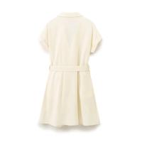 Vestido Suelto Casual con Cuello en V Moda de Verano para Mujeres de Poliéster - details 2