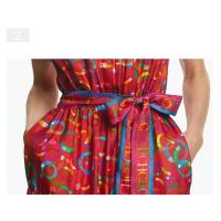 Colores brillantes, novedad de verano, vestidos coloridos a juego para mujer, cómodos de llevar, mano de obra exquisita, retro, versátil - details 8