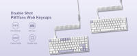 Teclas PBT Blancas-Púrpuras de Doble Disparo 168 Piezas para Interruptores Gateron Cherry MX - details 5