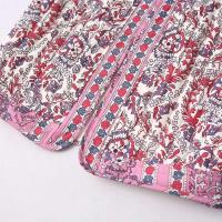 Chaleco corto acolchado con estampado para mujer, cuello redondo, estilo Echo Retro francés, versátil, nuevo, verano - details 8