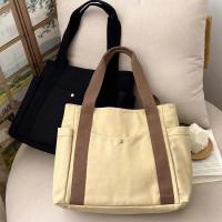 Bolso de lona de gran capacidad para el trabajo, bolso de mujer estilo universitario - details 26