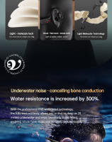 Auriculares inalámbricos de conducción ósea 2 en 1 de oído abierto/interno IPX8 impermeables para natación Bluetooth 5,4 + 32GB MP3 HIFI auriculares deportivos - details 10