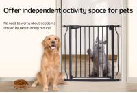 PANGDUBE-Puerta de seguridad para bebés, Protector de puerta para escaleras, balcón y niños, tope para puerta de seguridad para cachorros y Mascotas - details 8