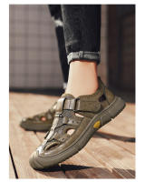 Nuevo desgaste exterior hueco casual bolsa cabeza zapatos de vadear de los hombres zapatillas deportivas - details 10