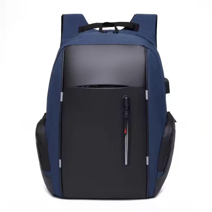 Mochila Portátil Impermeable para Hombres Carga USB Resistente al Desgaste - 1